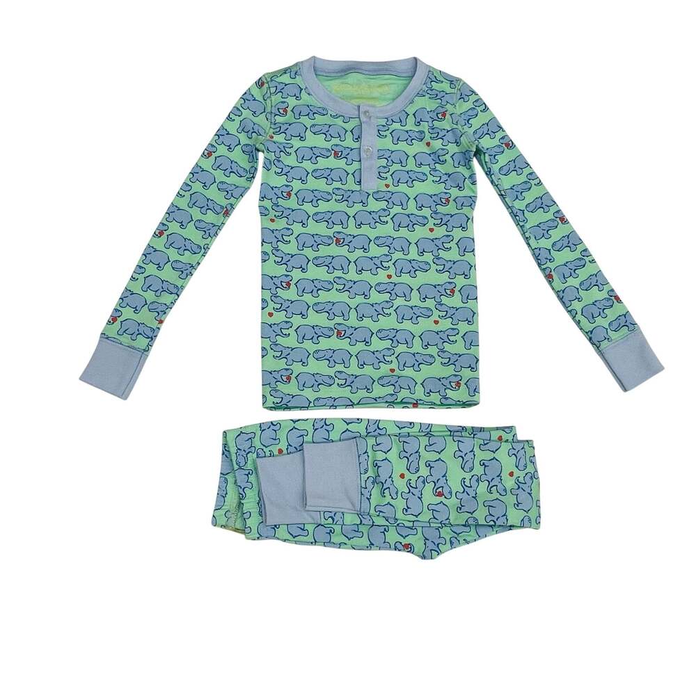 NWT TBBC Size 2T Sutton's Sweat Dream Set in Hugga Hippo